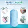 2025 Upgraded 3D Magic Exfoliating Bath Sponge and Dead Skin Remover, Super Soft Exfoliating Bath Sponge, Reusable Double-Sided Body Scrubber, for Men and Women view 3