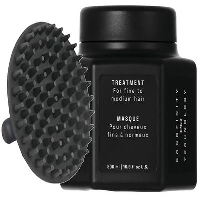 Fibre Clinix Bondfinity Treatment for Fine Hair 16.9 oz with Scalp Massager Brush  Strengthening, Hydrating & Repairing Hair Treatment for Fragile, Damaged, and Brittle Hair