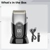 Electric Shaver for Men Bald Head, Rechargeable USB Shaving with Display LCD, 3-Blade System Precision Shaving for, Certified Fcc & Ce, Quick Charge, Friendly Travel view 4
