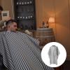 Barber For Cape Men, Capes Hair Cut Professional, Black White Design Stripe, Large 55 In X 63 In (1.4 M X 1.6 M) Size, Breathable Lightweight Material Taffeta, For Salon Ideal And Use Home view 2
