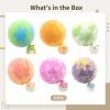and Fizz 6 Pcs Large Jewelry Bombs Bath Salt Balls, Earth Planet Shaped, Fun Bubble Bath, Moisturizing Relaxing, Resin Animal Toys view 4
