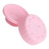COOLHIYA Silicone Makeup Brush Cleaner Box Dual-use Compact Makeup Tool Cleaning Supplies for Gentle Deep Cleaning Quick Dry Travel-friendly Pink Brush Washing Bowl view 1