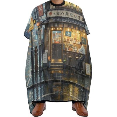 Tokyo Teahouse Barber Cape for Adult Hair Cutting Cape with Adjustable Snap Closure, Durable Haircut Capes for Salon & Home Use