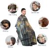 Tokyo Teahouse Barber Cape for Adult Hair Cutting Cape with Adjustable Snap Closure, Durable Haircut Capes for Salon & Home Use view 3