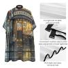 Tokyo Teahouse Barber Cape for Adult Hair Cutting Cape with Adjustable Snap Closure, Durable Haircut Capes for Salon & Home Use view 4