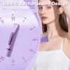 Bikini Trimmer Electric Razors for Women, Rechargeable Pubic Body Hair Trimmer 2-in-1 Electric Shaver for Legs Body Hair, Bikini Shaver (Pink) view 4