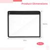8-Pack Clear Zipper Storage Pouches, 1310.4 Waterproof PVC Makeup Bags, Transparent Travel Toiletry & Office File Organizers view 3