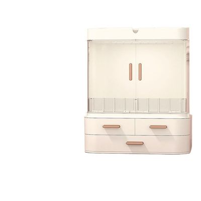 ASWRTYJO Makeup Organizers,Portable Cosmetic display case, caddy for Dorm, Storage Box(E)