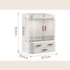 ASWRTYJO Makeup Organizers,Portable Cosmetic display case, caddy for Dorm, Storage Box(E) view 2