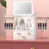 ASWRTYJO Makeup Organizers,Portable Cosmetic display case, caddy for Dorm, Storage Box(E) view 3