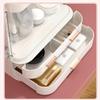 ASWRTYJO Makeup Organizers,Portable Cosmetic display case, caddy for Dorm, Storage Box(E) view 4