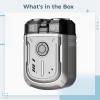 Shaver Electric for Men, Blade Design Ring Dual, Travel Waterproof Ipx7, Body Compact Alloy, Fast 1 Hour Charging, Cable and Brush for Cleaning Included view 4