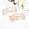 2 PCS Pearl Hair Comb for Women Decorative, Gold Pearl Hair Combs with Rhinestones, Decorative Hair Combs for Women Accessories Bridal Wedding Party Daily Decor view 3