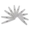 COOLHIYA 10pcs Double Sided Nail Buffer Blocks Gray Sponge Nail Files Washable Grit for Manicure Pedicure Shaping and Buffing Professional Use view 1