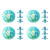 Aislor Handmade Plant Oil Bath Bombs with Surprise Thumb Toy Inside Gentle and Nourishing for Kids Children Relaxing Bath Time Fizzies 4Pcs Grape Pip One Size view 1