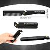 6 Pcs Groomsmen Combs Black Folding Beard Comb with Opener Foldable Portable Pocket Hair and Mustaches Comb for Grooms Best Man Wedding Proposal Gifts view 2