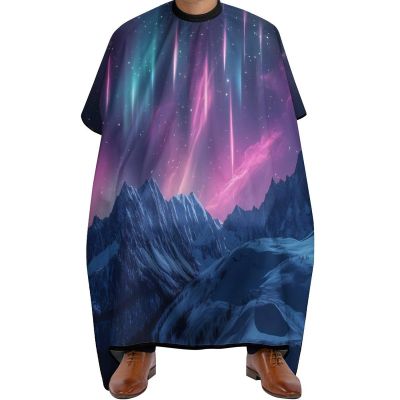 Aurora And Meteor Shower Barber Cape Professional Hair Cutting Apron Hairdresser Cape for Men Women
