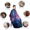 Aurora And Meteor Shower Barber Cape Professional Hair Cutting Apron Hairdresser Cape for Men Women view 3