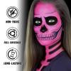 YBUETE Pink Oil Based Face Body Paint Stick, Non-toxic Full-coverage Face Painting for Skull Clown Makeup Halloween Cosplay Makeup, Waterproof Cream Pink Body Painting for Adults view 2