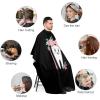 Tooth with Toothbrush Barber Cape Professional Hair Cutting Apron Hairdresser Cape for Men Women view 3