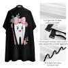 Tooth with Toothbrush Barber Cape Professional Hair Cutting Apron Hairdresser Cape for Men Women view 4