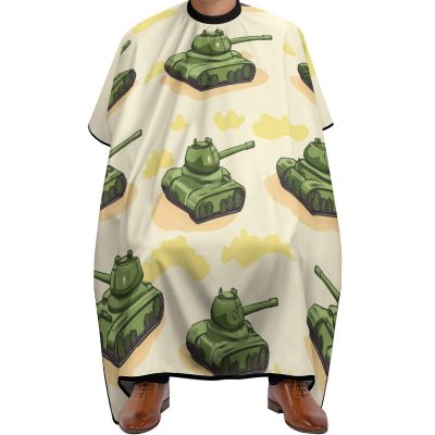 Army Green Tanks Barber Cape Professional Hair Cutting Apron Hairdresser Cape for Men Women