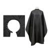 Barber Cape Button Collar Black Haircut Cloth Hairdressing Anti-Static Salon Gown Hairdresser Apron Capes Barber view 2