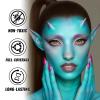 YBUETE Teal Oil Based Face Body Paint Stick, Non-toxic Full-coverage Face Painting for Sally Makeup Halloween Cosplay Makeup, Waterproof Cream Teal Body Painting for Adults view 2