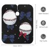 Baseball Bow Barber Cape Professional Hair Cutting Apron Hairdresser Cape for Men Women view 2