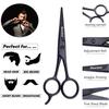 Beard Scissors Comb and 100Pcs Nose Wax Sticks Kit for Men and Women Personal Care Grooming, Ear Face Eyebrow Mustache Hair Removal, Christmas New Year Gift view 4