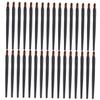 COOLHIYA 50pcs Portable Lip Brush Applicators Disposable Lip Gloss Brush for Precise Lipstick and Eye Makeup Lightweight Black Plastic Handle Skin-friendly Makeup Tool for Travel and view 1
