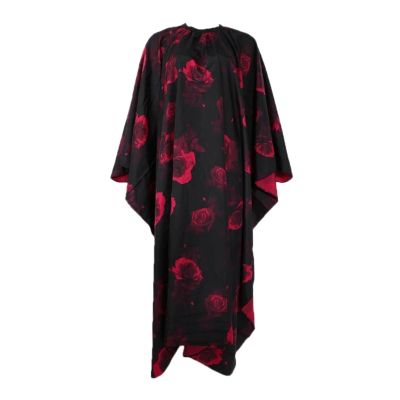 Barber Cape Professional Barber Cape Haircut Salon Print Apron Waterproof Adult(Red)
