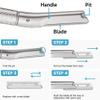 18-Pack Replacement Blades for Women's Eyebrow Razor view 2