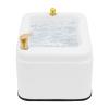Acrylic Foot Spa Tub, 22.4" Commercial Foot Spa Bathtub Foot Bath Basin with Pull-Out Shower Head, Massage Foot Bath Tub, Salon Pedicure Basin for Families, Massage Shops, Beauty Clubs - Style B view 1
