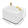 Acrylic Foot Spa Tub, 22.4" Commercial Foot Spa Bathtub Foot Bath Basin with Pull-Out Shower Head, Massage Foot Bath Tub, Salon Pedicure Basin for Families, Massage Shops, Beauty Clubs - Style B view 2