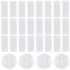 200PCS Disposable Ear Covers for Shower, Clear Waterproof Ear Covers for Bathing, Waterproof Plastic Ear-Protectors for Showering, Hair Dye, Spa, Salon and Beauty Treatments view 1