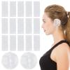 200PCS Disposable Ear Covers for Shower, Clear Waterproof Ear Covers for Bathing, Waterproof Plastic Ear-Protectors for Showering, Hair Dye, Spa, Salon and Beauty Treatments view 2