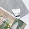 2PCS Badminton Hair Clip,Badminton Hair Alligator Clips,Cute Ball Hair Duckbill Clips,Sport Shape Hair Clips,Acetate Hair Clips for Girls,Small Hair Barrette for Women (Badminton) view 4
