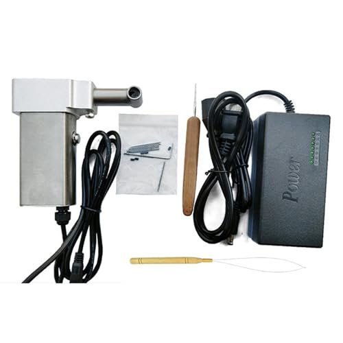 Electric Dreadlocks Machine Kit - Portable Instant Dreadlock Maker for Locs, 8mm Silver, Works Directly on Head or for Braiding Synthetic Hair, Easy to Use.