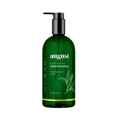 mericaa mall hair Shampoo With Turmeric Stem Cells | For Nourish & Hair Growth | Best Anti Hair Fall Shampoo With Turmeric | Paraben and Sulfate Free Shampoo for Hairfall. (250 ml)