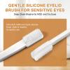 ASTONFOG Eyelid Brush with Soft Silicone for Sensitive Eyelids, Gentle Eyelid Margins Scrub Cleansing Brush for Blepharitis, Oil, Dry Eyes Relief, and Lid Scrub Device(10pcs) view 4