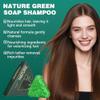 2PC Seven Green Shampoo Bar - Nature Shampoo Bar with Grass Extract, Green Soap for Women & Men view 2