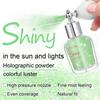 Hair and Body Glitter Spray, Shimmering Powder Sparkle Powder Makeup, Glitter Loose Sparkle Makeup for Body Highlighter,Festival Prom Rave Accessories (Green) view 3