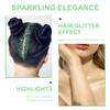 Hair and Body Glitter Spray, Shimmering Powder Sparkle Powder Makeup, Glitter Loose Sparkle Makeup for Body Highlighter,Festival Prom Rave Accessories (Green) view 4
