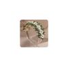 Rumtock Emerald Green Rhinestones Beads Wedding Women Silver Hair Piece Flower Hair Crown (Emerald) view 1