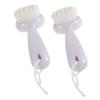 COOLHIYA 2pcs Manual Facial Cleansing Brush with Long Handle for Women Soft Bristle Face Exfoliator Deep Cleansing Blackhead Removal Skin Exfoliator for Face view 1