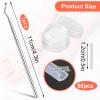 (50+1) Pcs Ingrown Toenail Treatment Corrector Set, Professional Pain-Free Ingrowns Toenails Removal Kit with Lifter, Toenail Strip for Men Women, Easy Fixed Ingrowns Toenails Tool view 2