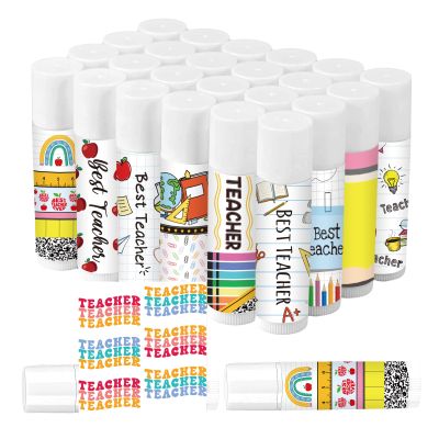 50 Pack Valentines Teacher Appreciation Gifts Bulk Lip Balms Teacher Staff Team Valentines Day Thank You Gift Valentines Day Gifts for Women Men Volunteer School Classroom Teacher Gifts (Classical)