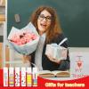 50 Pack Valentines Teacher Appreciation Gifts Bulk Lip Balms Teacher Staff Team Valentines Day Thank You Gift Valentines Day Gifts for Women Men Volunteer School Classroom Teacher Gifts (Classical) view 4