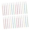 COOLHIYA 350pcs Disposable Lip Gloss Applicators Crystal Handle Makeup Beauty Tools Portable Lipstick Brushes for Travel Professional Use view 1